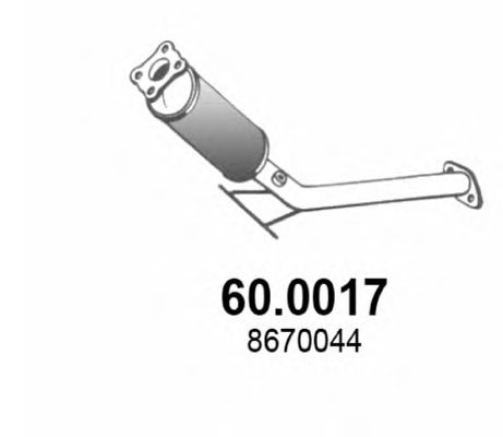 ASSO 60.0017 Catalytic Converter